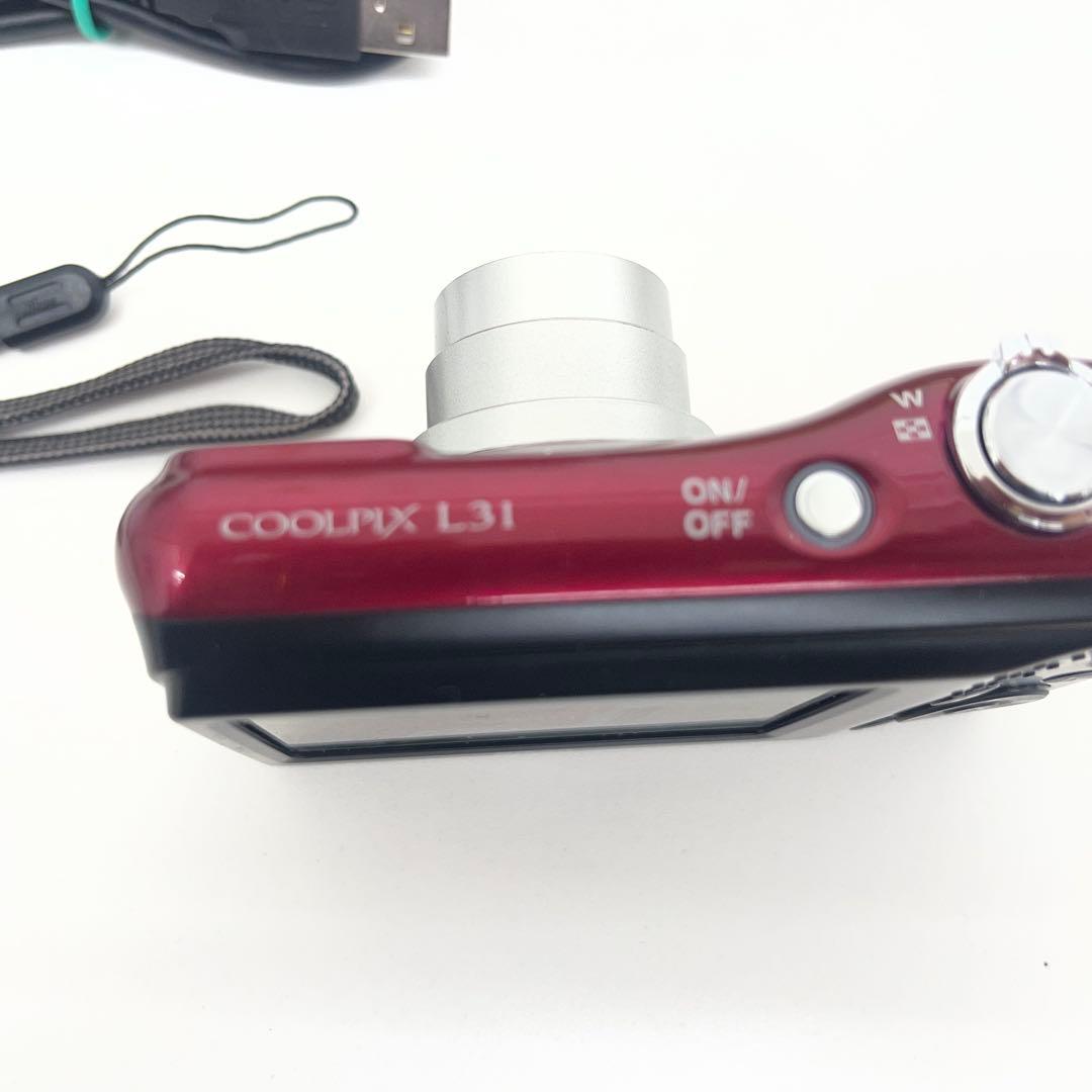 【匿名配送】一応ジャンクNikon COOLPIX L31 コンパクトデジカメラ