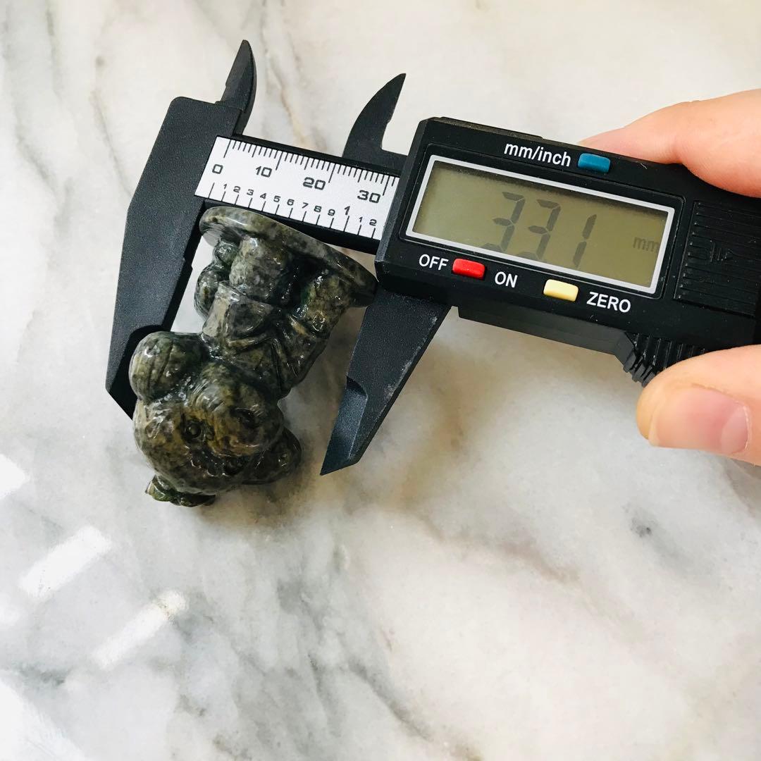 [O130-001］翡翠　インテリア　オブジェ　ミャンマー産　トイプードル