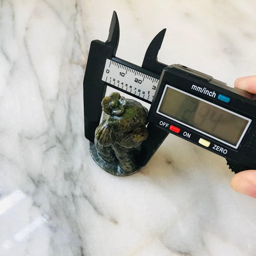 [O130-001］翡翠　インテリア　オブジェ　ミャンマー産　トイプードル