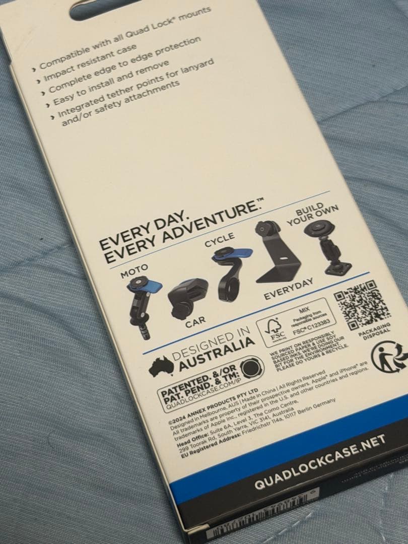 iPhone16Pro ケース Quad Lock MagSafe非対応