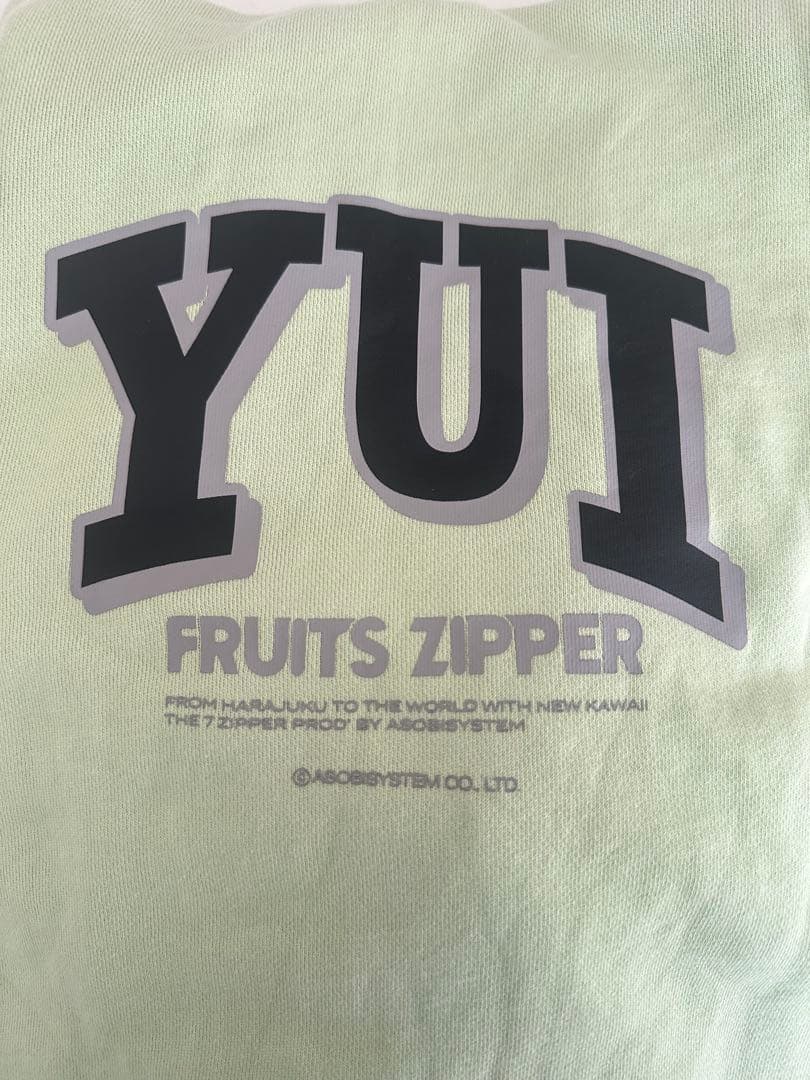 FC限定 FRUITS ZIPPER 櫻井優衣 推しアピTシャツ＆パーカー XL