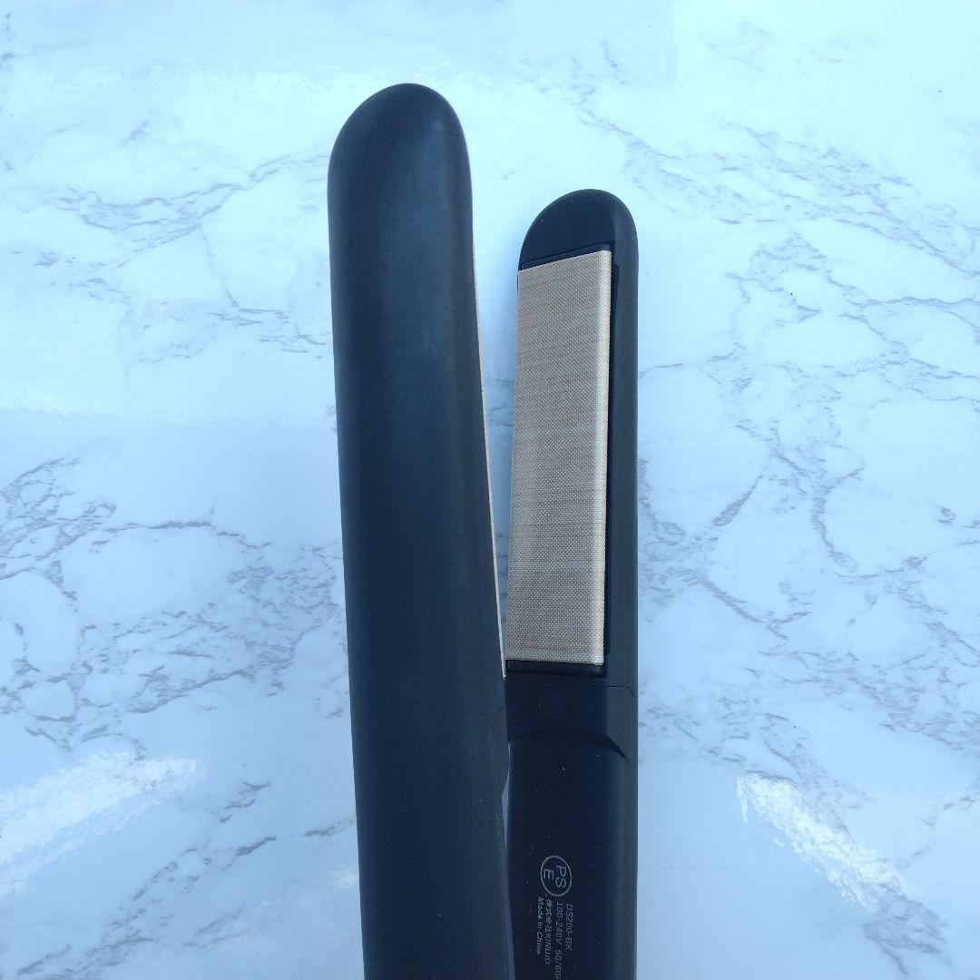 りんご　絹女　KINUJO　ストレートアイロン　DS100-BK