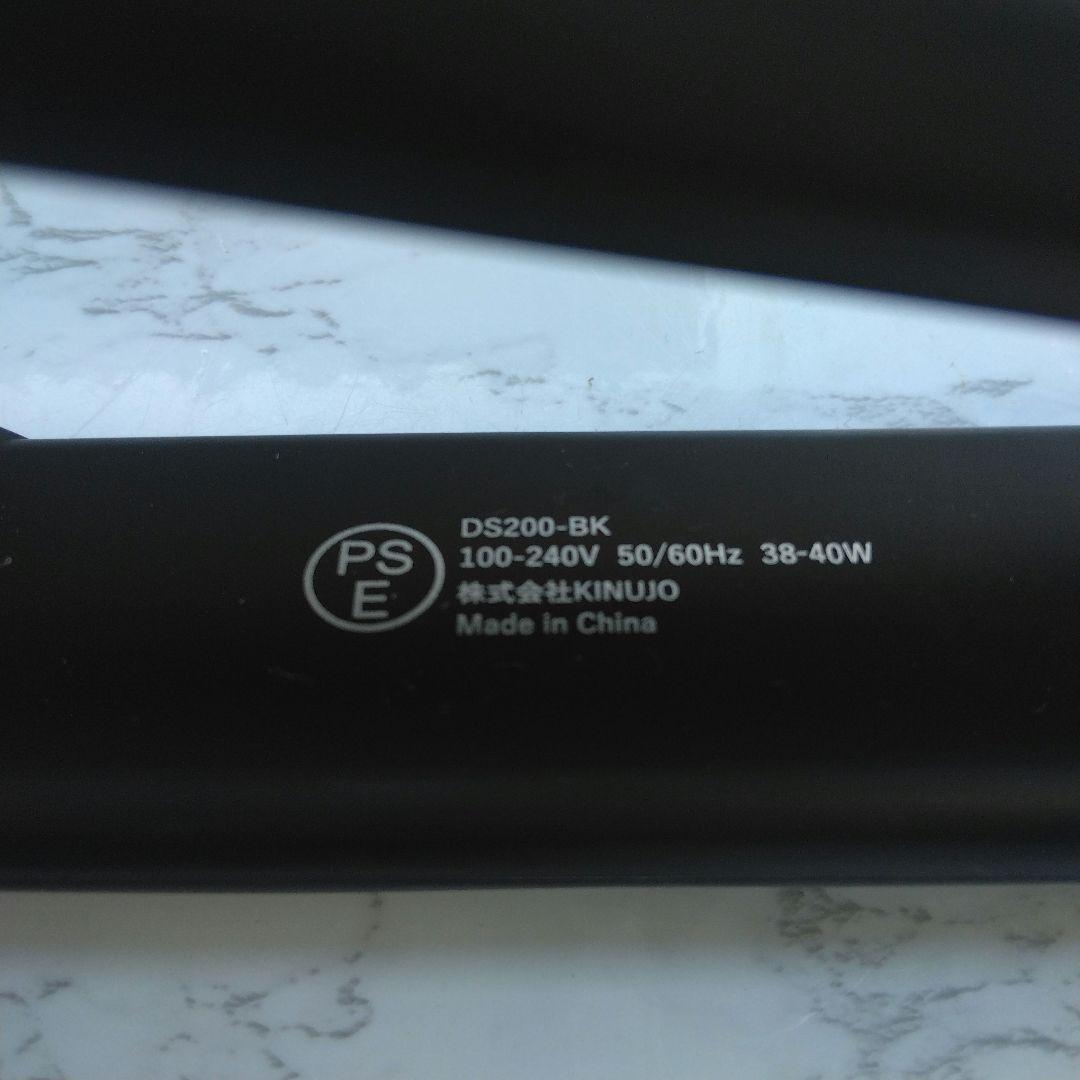 りんご　絹女　KINUJO　ストレートアイロン　DS100-BK