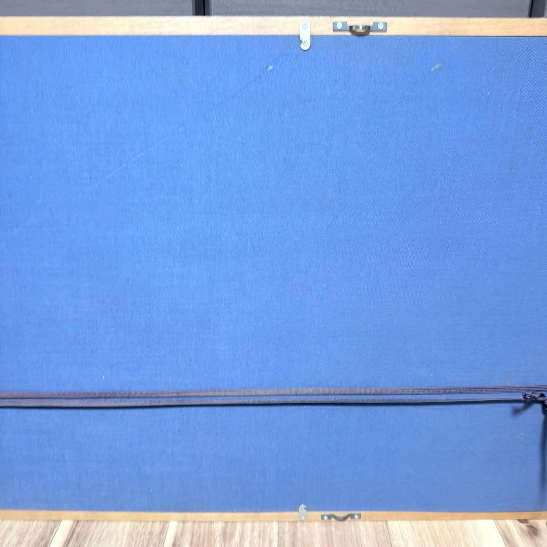 大型 水墨画 松図 肉筆 額装 日本画 横長 アート アンティーク 骨董 古美術