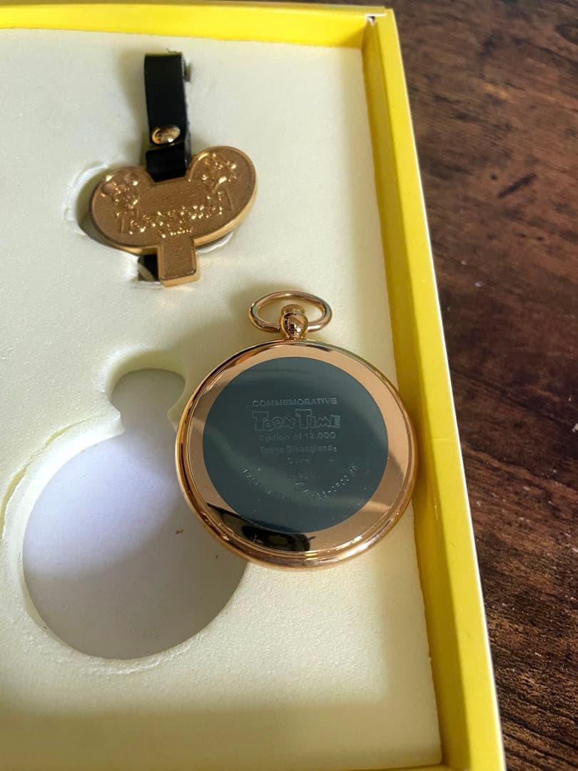 【限定品】東京ディズニーランド トゥーンタウン グランドオープン記念★懐中時計