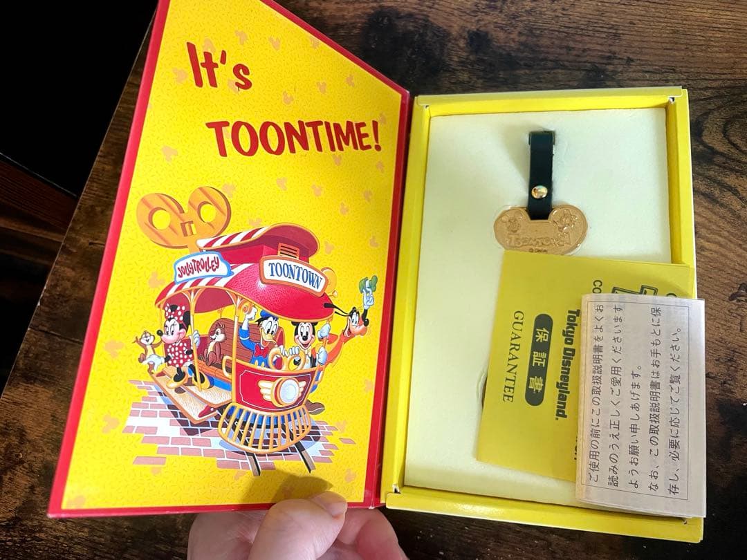 【限定品】東京ディズニーランド トゥーンタウン グランドオープン記念★懐中時計