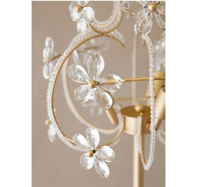 【置照明】クリスタル　フロアランプ［ALMA F3D（3灯）］【同梱不可】