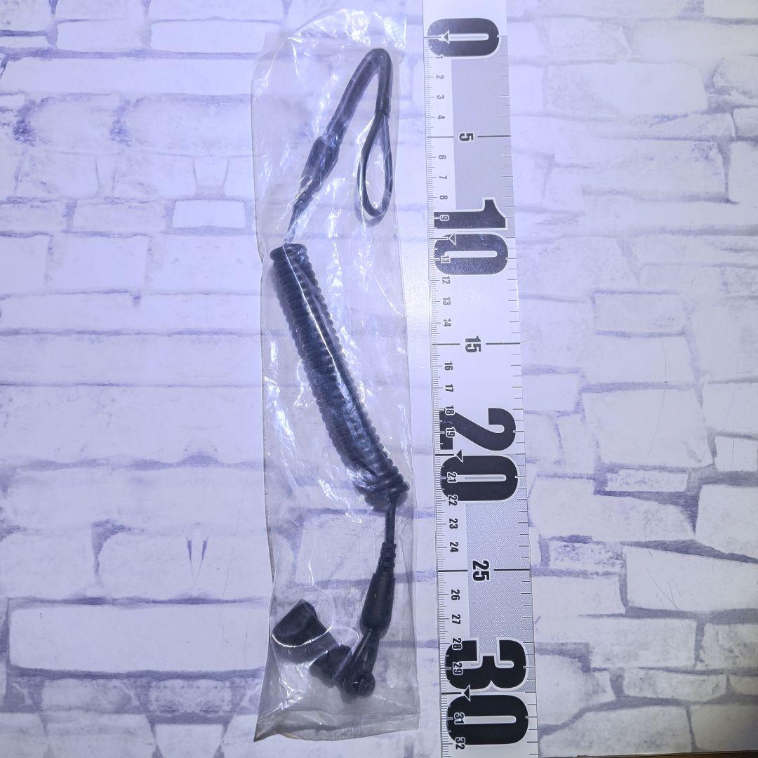 【新品未使用】警察 カールコード 拳銃 ランヤード 吊り紐 1個(中型)