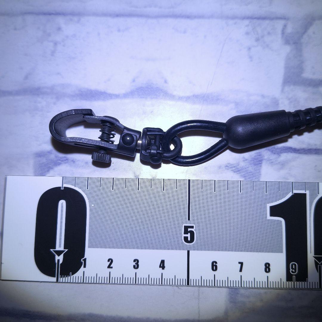 【新品未使用】警察 カールコード 拳銃 ランヤード 吊り紐 1個(中型)