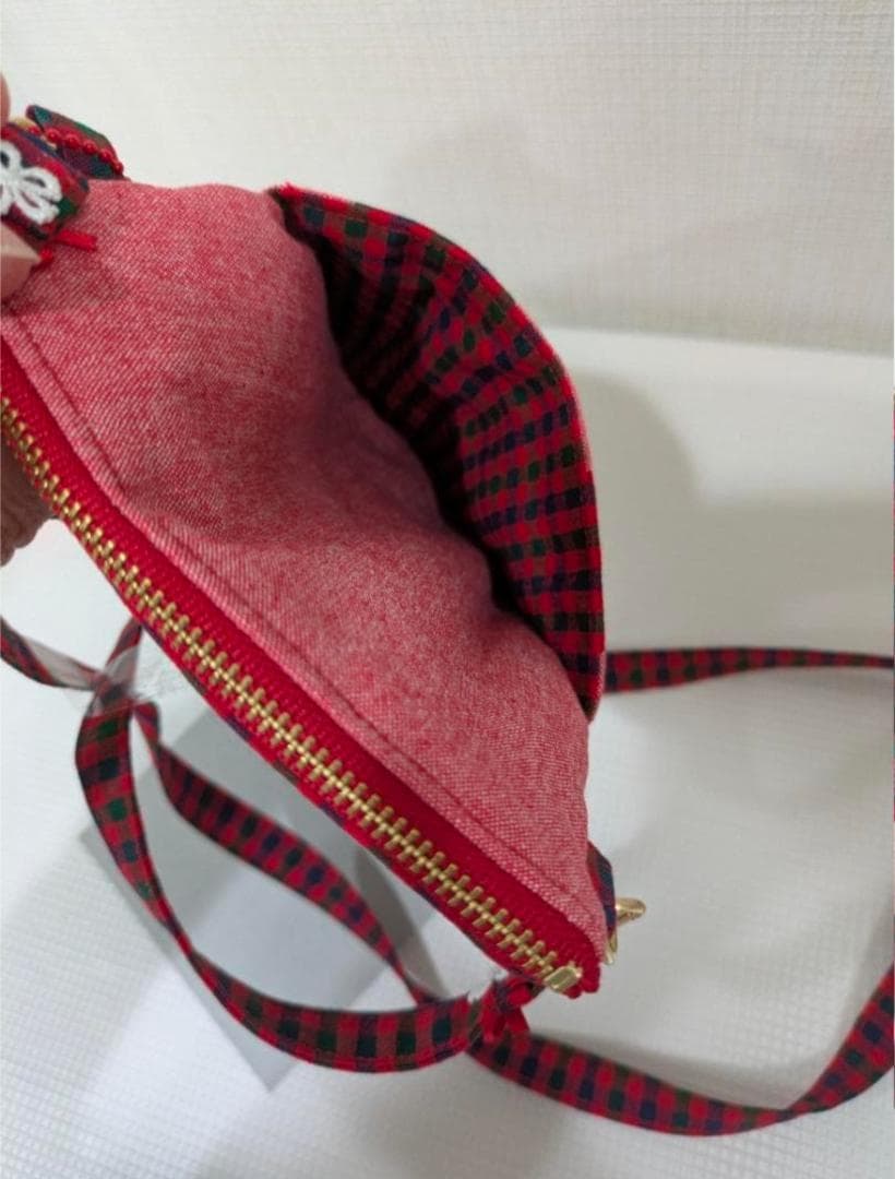 ハンドメイド品　キラキラお帽子スーちゃんポシェット&保冷ペットボトルケース