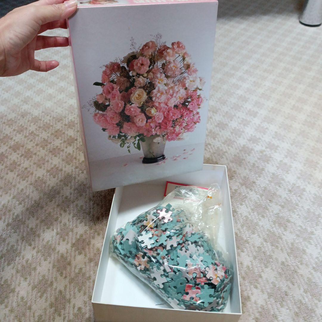 【昭和レトロ】パズル　テンヨー　500ピース　中古4つと新品１つ　台（未使用）付