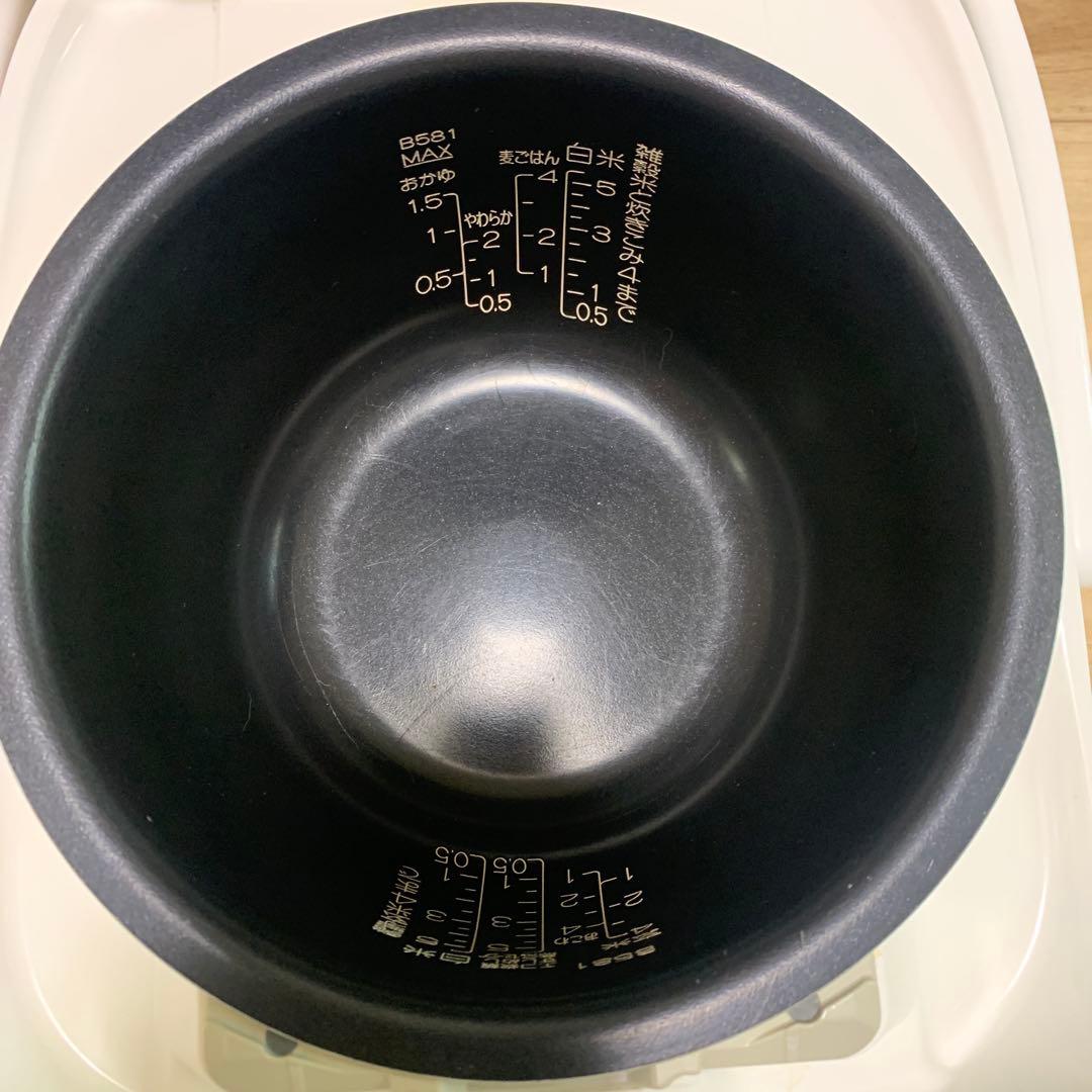 20年製　Zojirushi NP-BK10 IH炊飯器 ホワイト5.5合