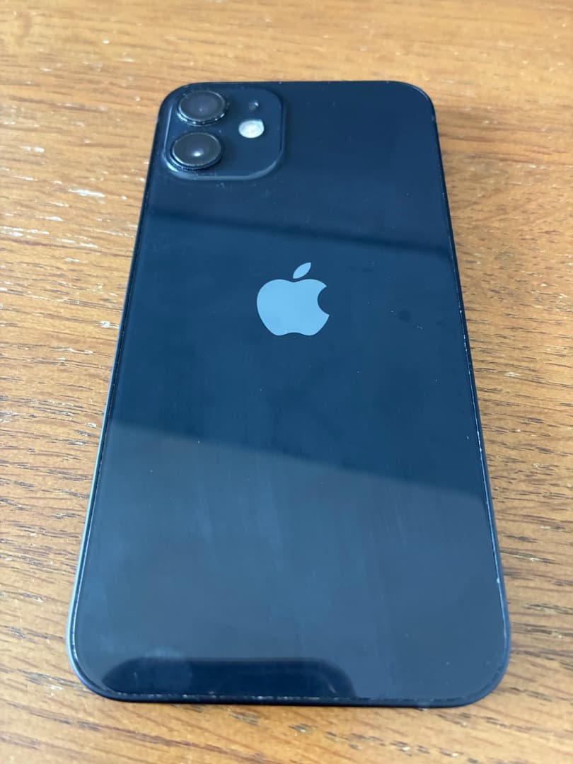 あり: iPhone 12 mini 64GB ブラック Sim Free