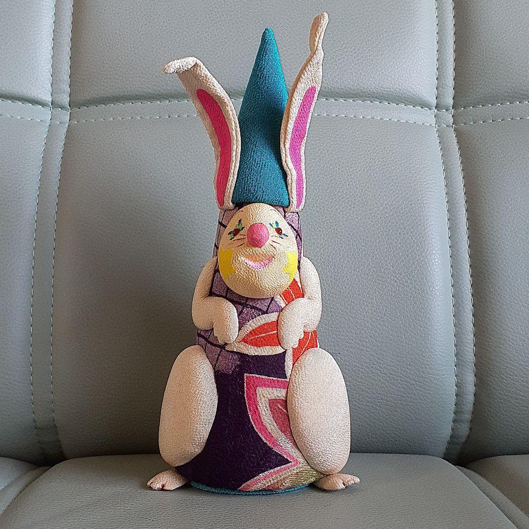 黒竹（京都）ピエロの人形（古布）