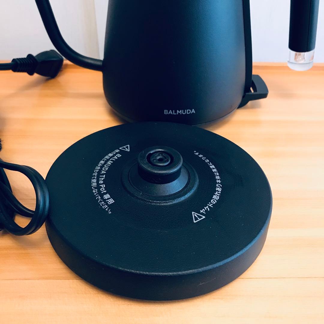 美品【BALMUDA The Pot✴︎バルミユーダ電気ケトル】ブラック短期間使用