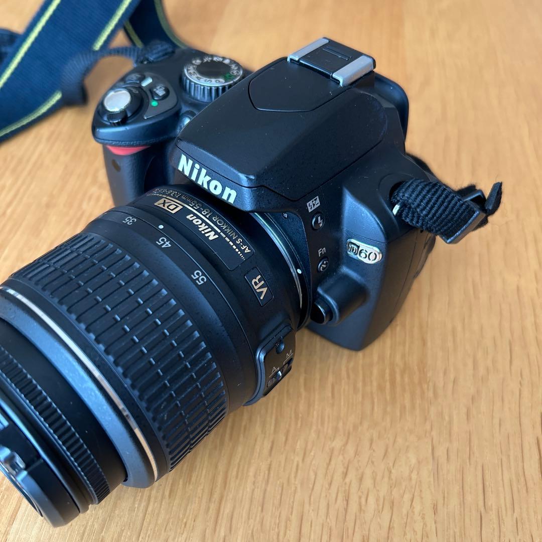 Nikon D60 デジタル一眼レフカメラ 望遠レンズ カメラバッグセット