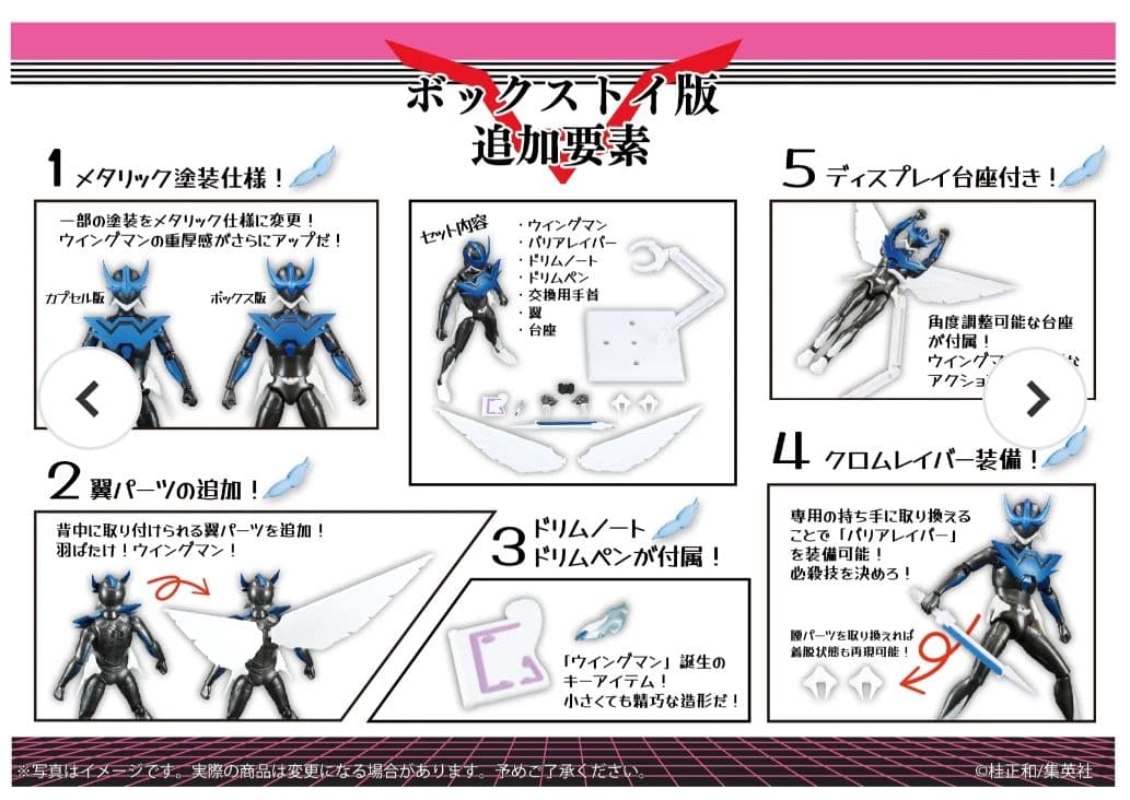 アクリルロゴ特典付き 1/12可動フィギュア　ウイングマン 完全版