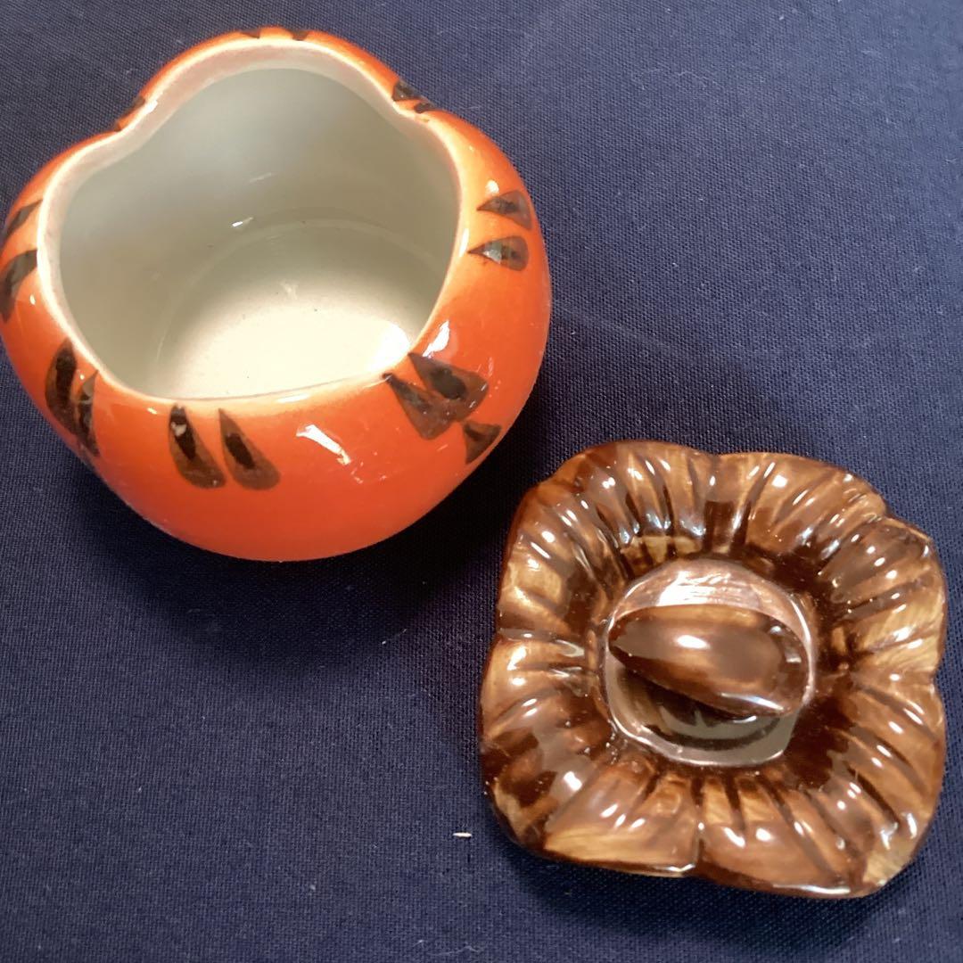 柿香合　珍味入れ10客　　新品未使用　秋の器