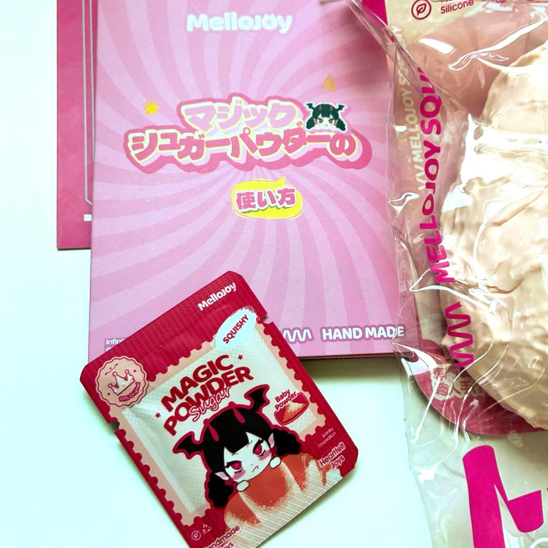 Mellojoy スクイーズ メロジョイ　クリーム　大福 ストロベリー　苺