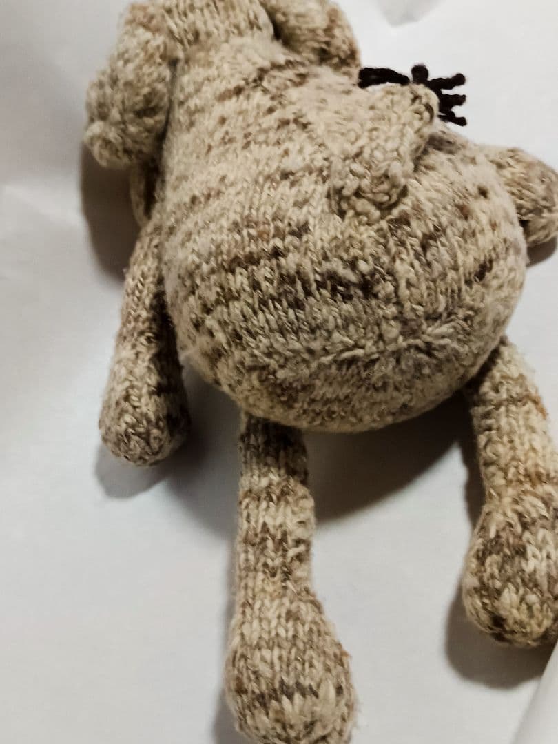 kenana knittrsウールのあみぐるみお猿さんと象さん