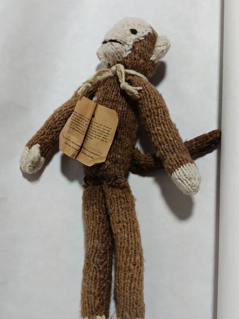 kenana knittrsウールのあみぐるみお猿さんと象さん