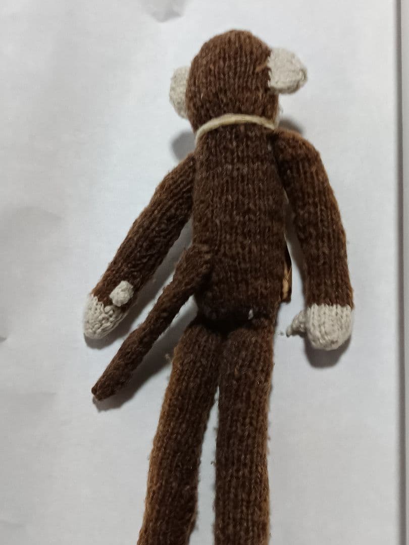 kenana knittrsウールのあみぐるみお猿さんと象さん