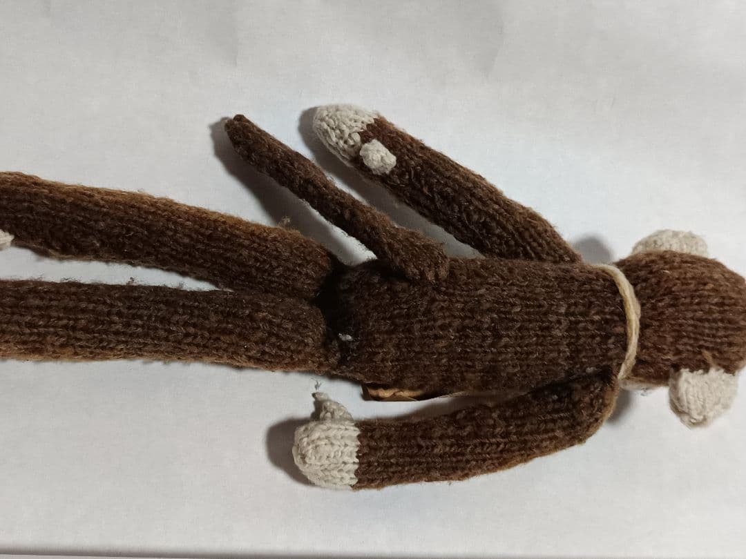 kenana knittrsウールのあみぐるみお猿さんと象さん