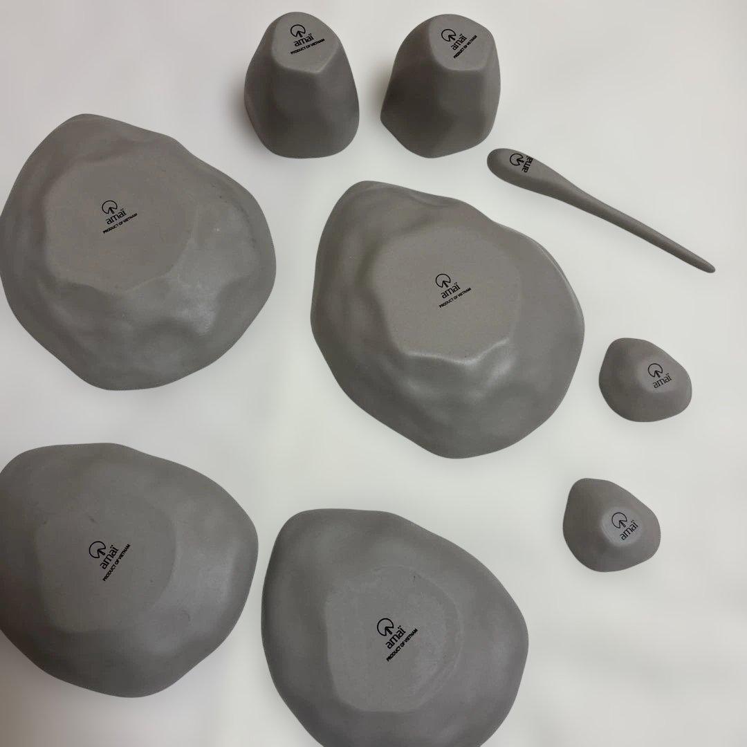 ベトナム　アマイ食器　9点セット