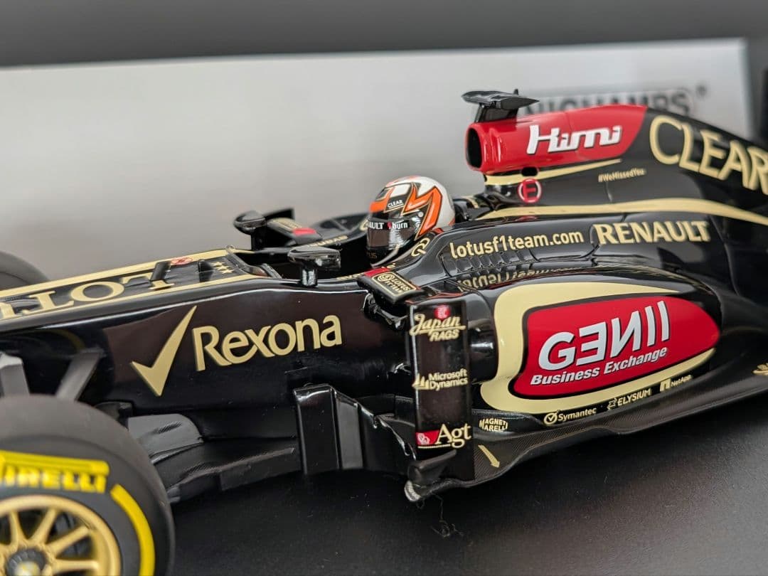 ミニチャンプス 1/18 ロータス ルノー E21 2013 K.ライコネン
