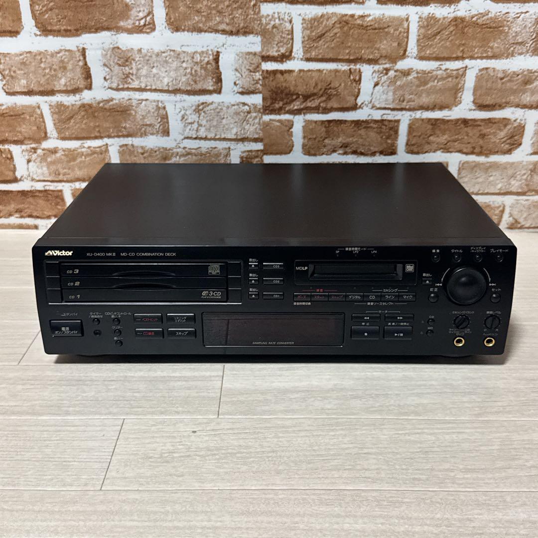 Victor XU-D400MK2 MD CDコンビデッキ ビクター