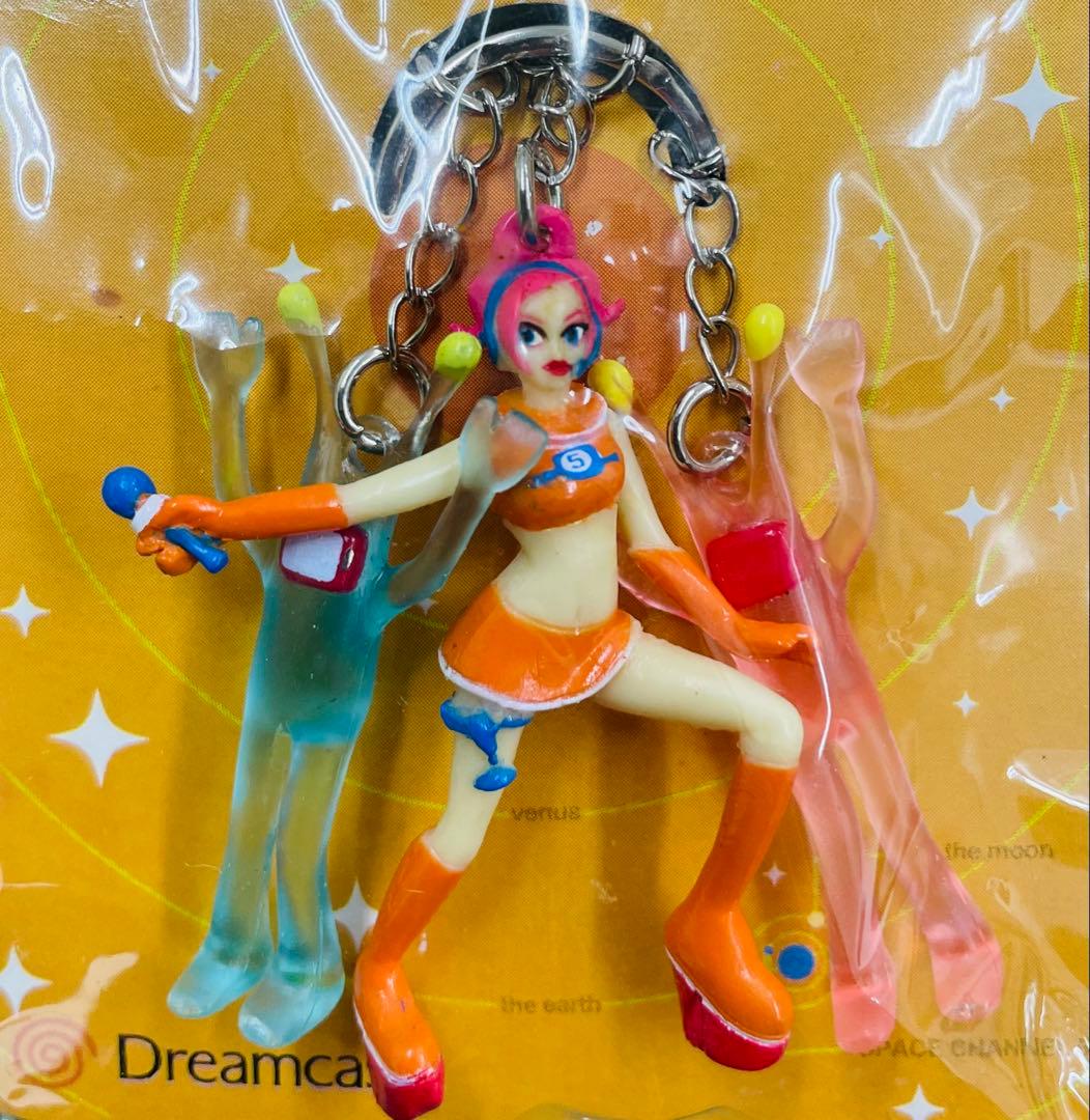 セガ スペースチャンネル5 うらら&モロ星人 キーホルダー ストラップ　激レア