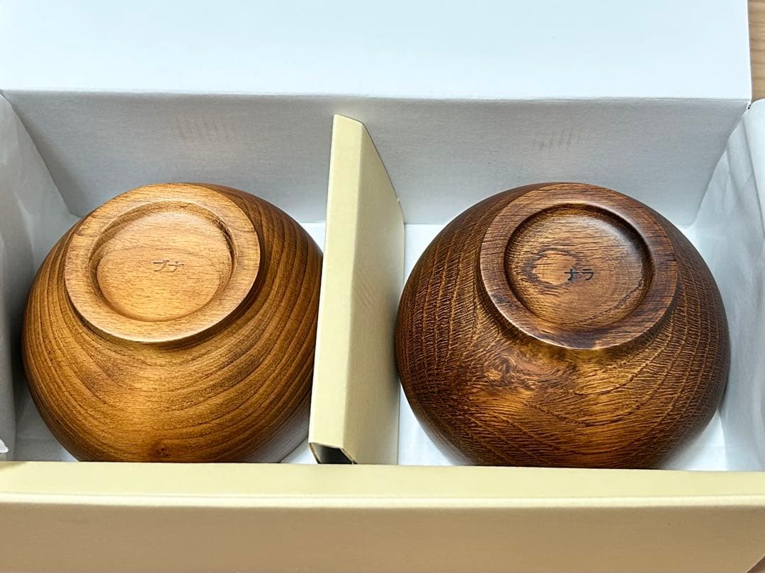 【新品未使用】SONOBE 薗部産業 めいぼく椀 ぶな なら