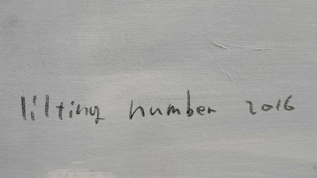 絵画 原画 lilting number 2016 黒猫 現代アート