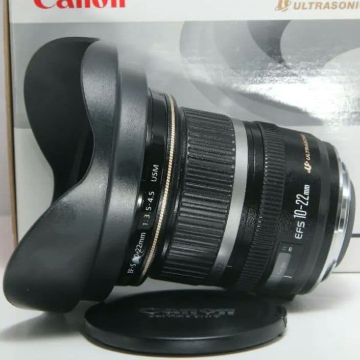 ❤超広角レンズ♪キヤノン EF-S 10-22mm USM♪元箱純正付属品多数❤
