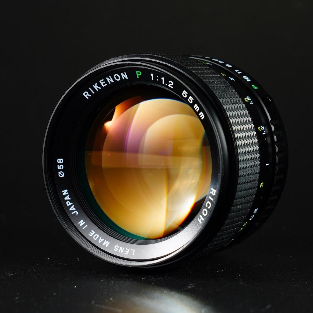 【極美品】動作◎ リコー RIKENON P 55mm F1.2 大口径 480