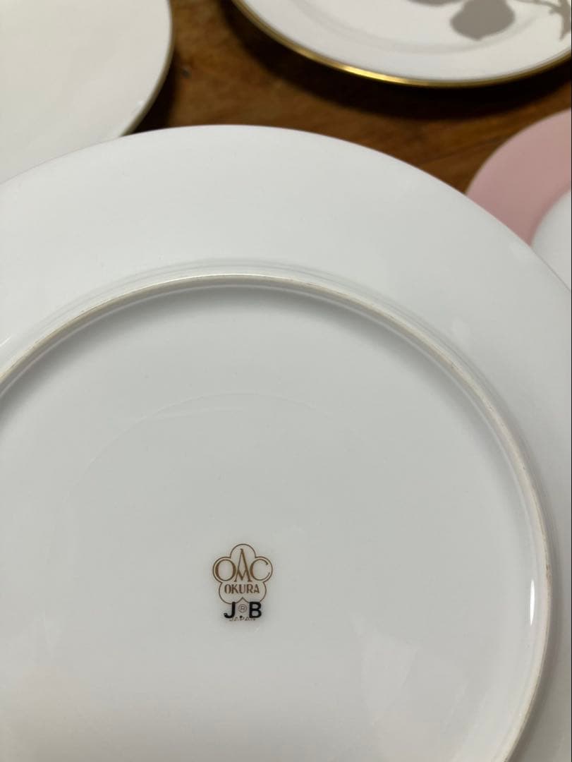 大倉陶園　皿（20㎝デザート皿3枚+1枚）4枚セット