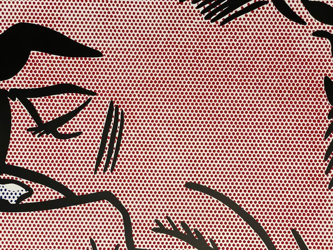 ロイ・リキテンスタイン シルクスクリーンポスター　Kiss V 1964