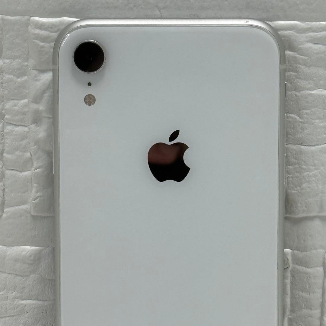 iPhoneXR 128GB SIMフリー ホワイト 本体 FaceID可