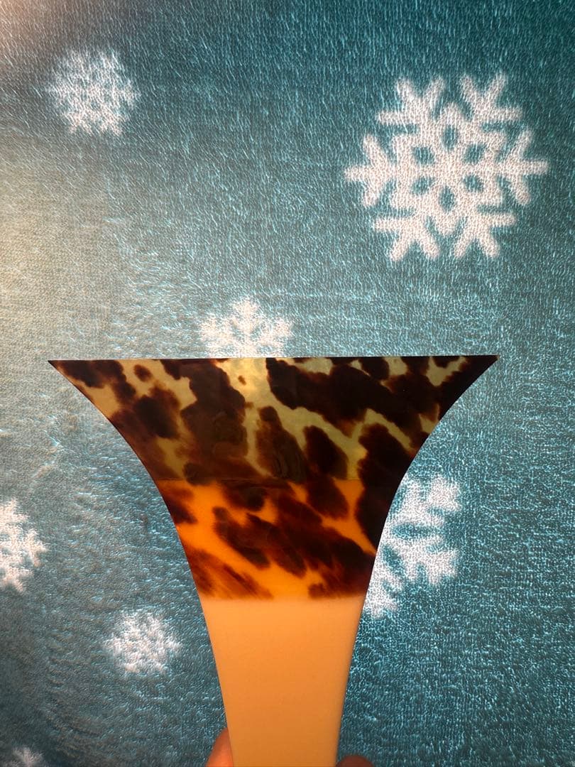 【ほぼ新品・最高級】地歌三味線鼈甲撥　上質本鼈甲　一枚甲手造り品