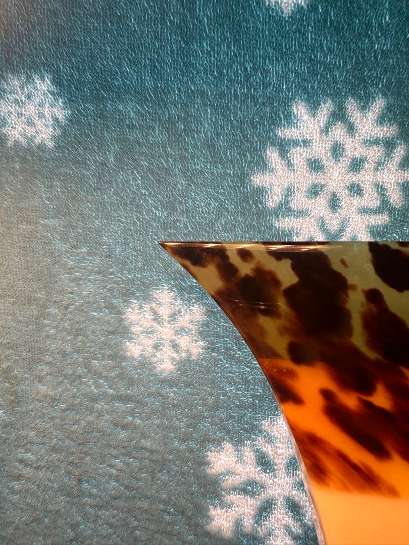 【ほぼ新品・最高級】地歌三味線鼈甲撥　上質本鼈甲　一枚甲手造り品