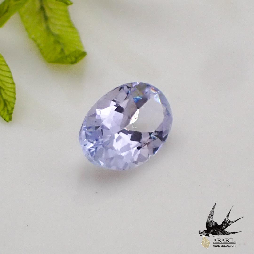 天然ラベンダーゾイサイト0.386ct【タンザニア】★優しいラベンダー色
