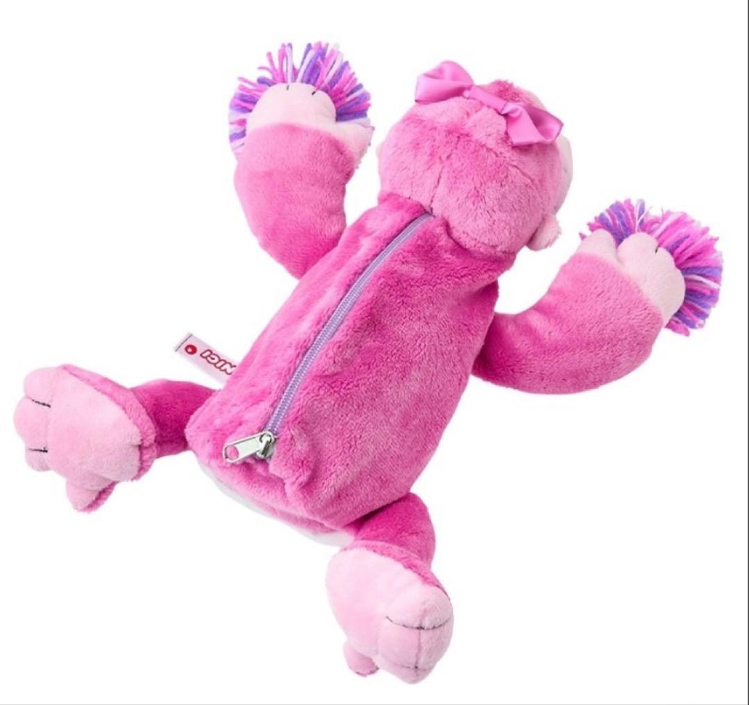 NICI ニキ ゴリラ ピンク チア　ペンケース キーリング 筆箱 ピンク