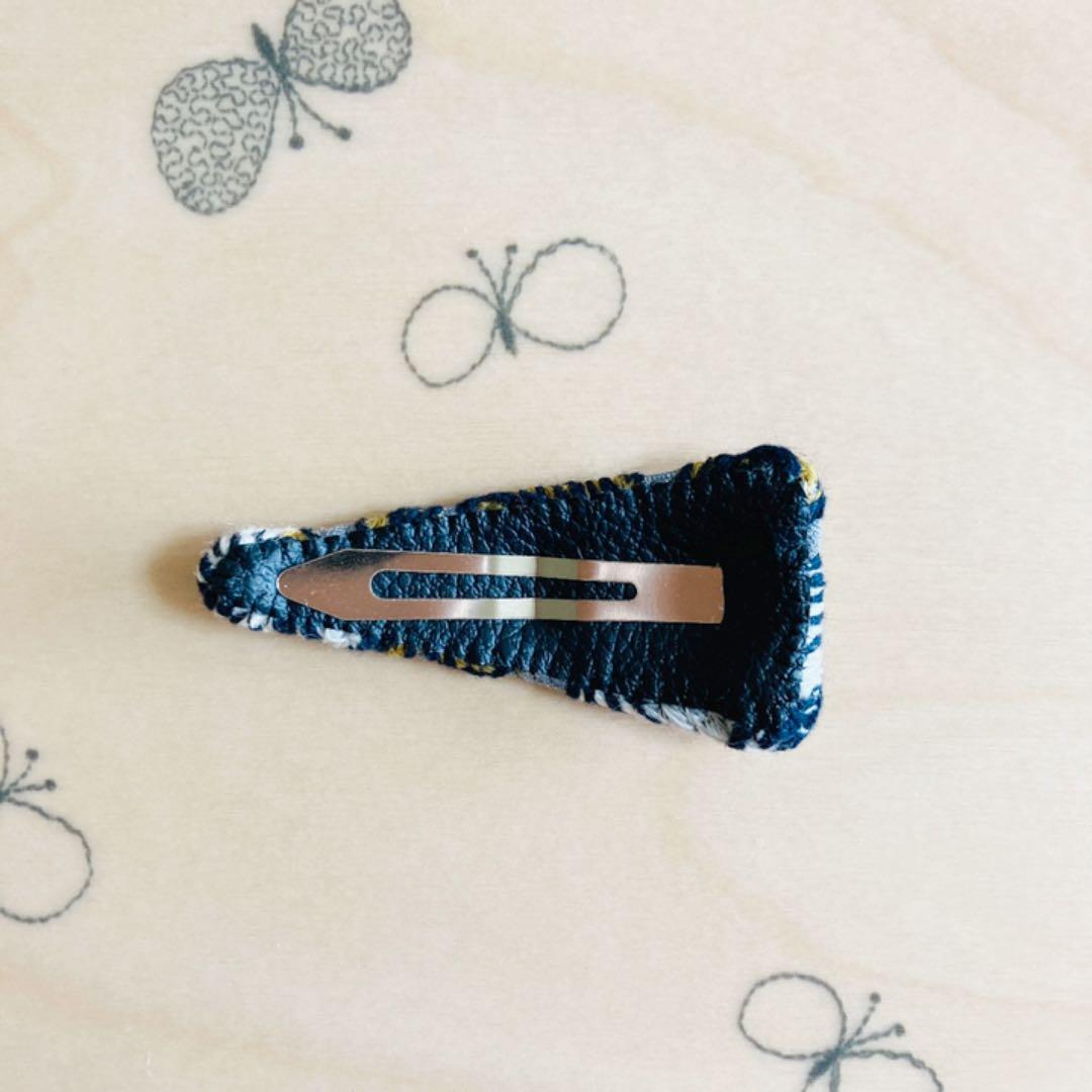 minä perhonen パッチンピン  7cmトライアングル　#346