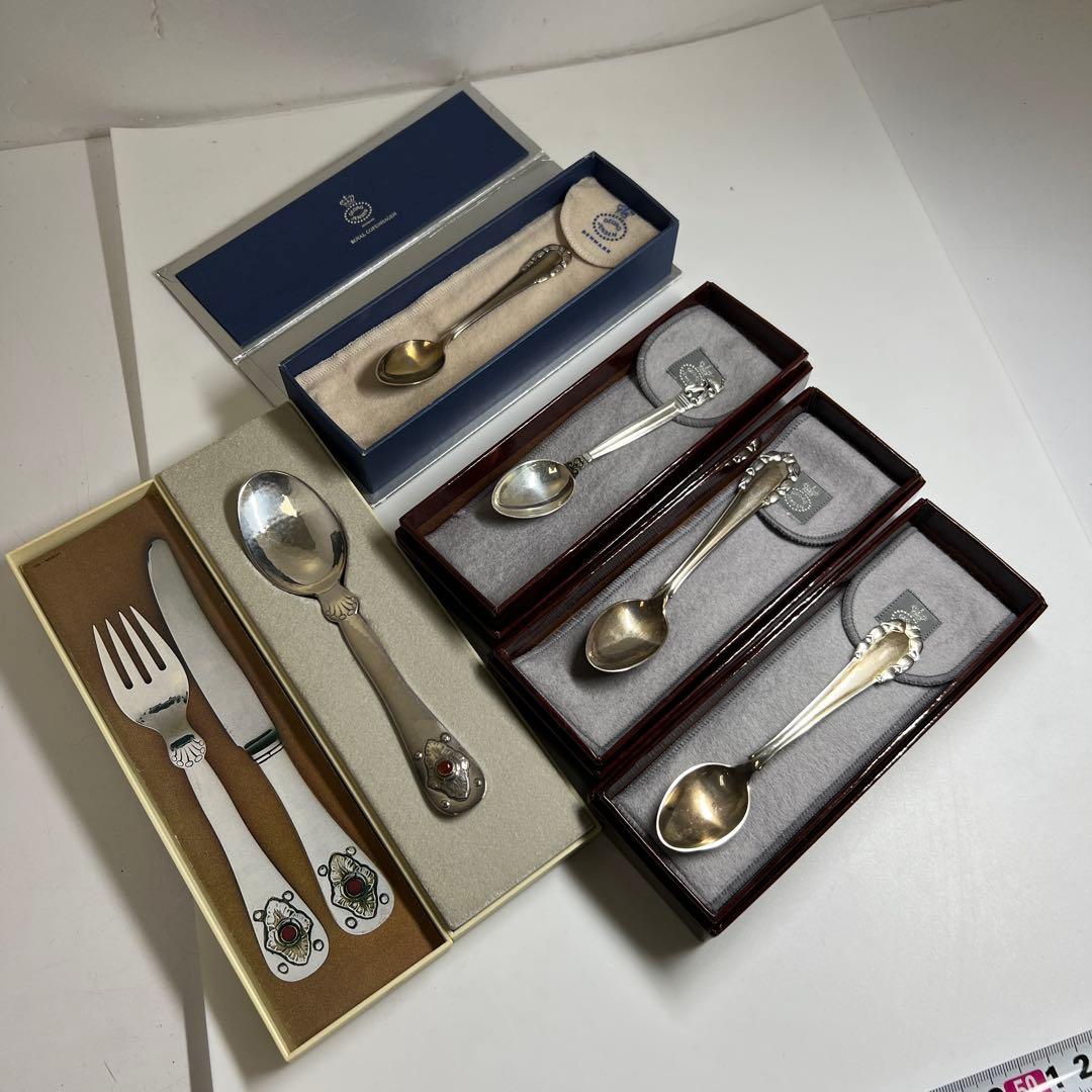 ジョージジェンセンsterling925 スプーン386g東な8-0201☆2F