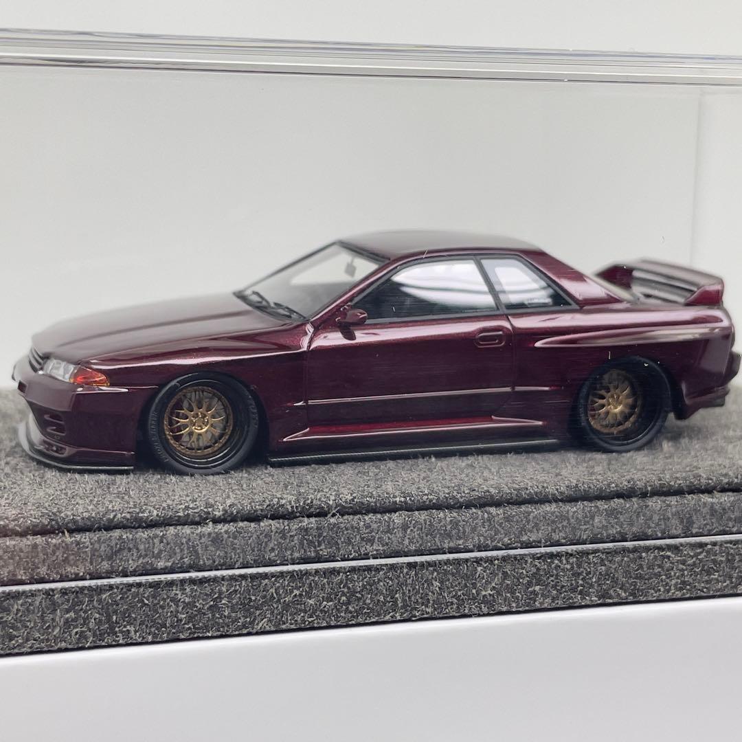 ミニカー ZONZO STUDIO 1/64 R32 LIC MAROON