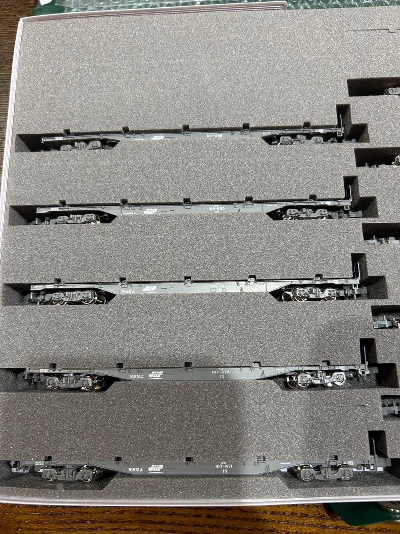 Nゲージ コキ106＋107コンテナ無積載車10両セット kato 未使用品