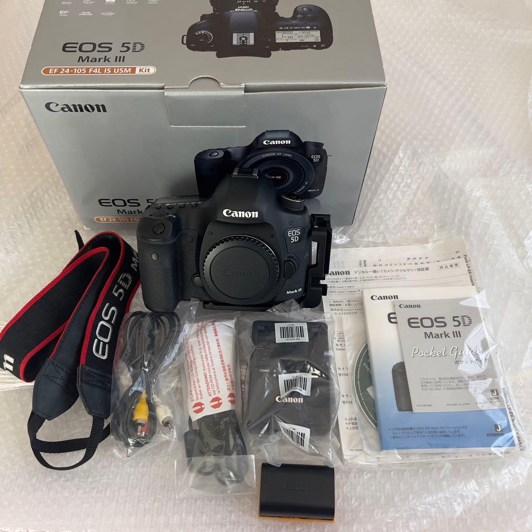CANON EOS 5DMarkⅢ+L字型プレート付属
