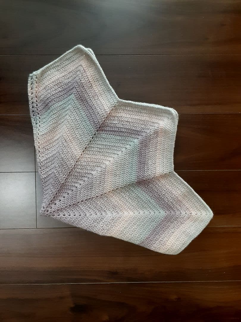 T3ハンドメイド　 星形ブランケット　ひざ掛け　ショール　ストール