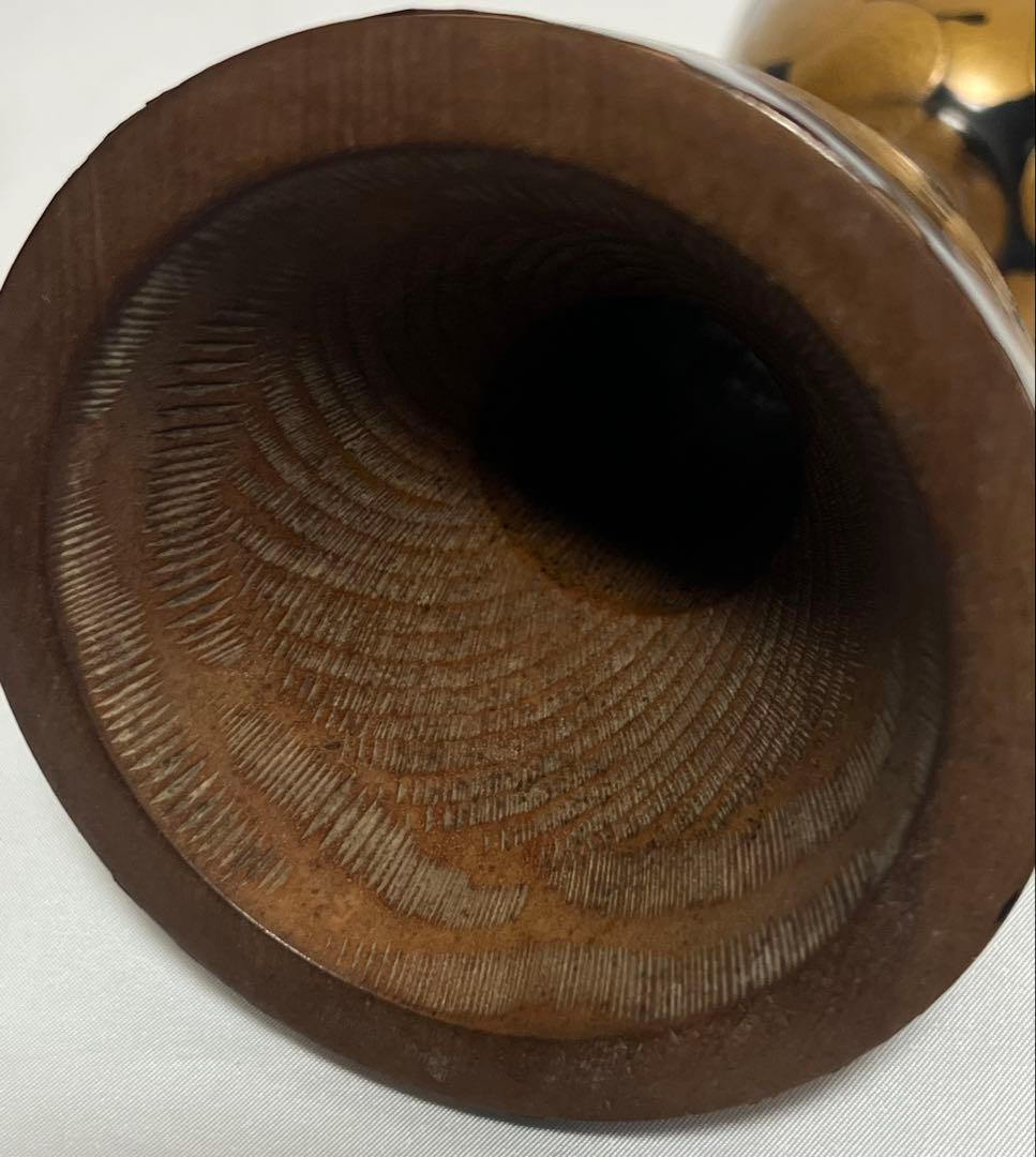 小鼓　胴　菊蒔絵