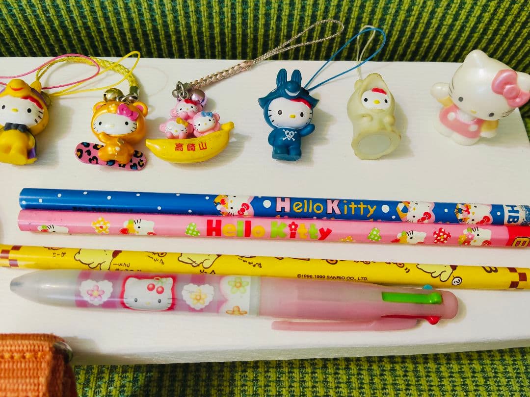 レア　ハローキティ　根付け　ストラップ　腕時計　オレンジ　文具　まとめ
